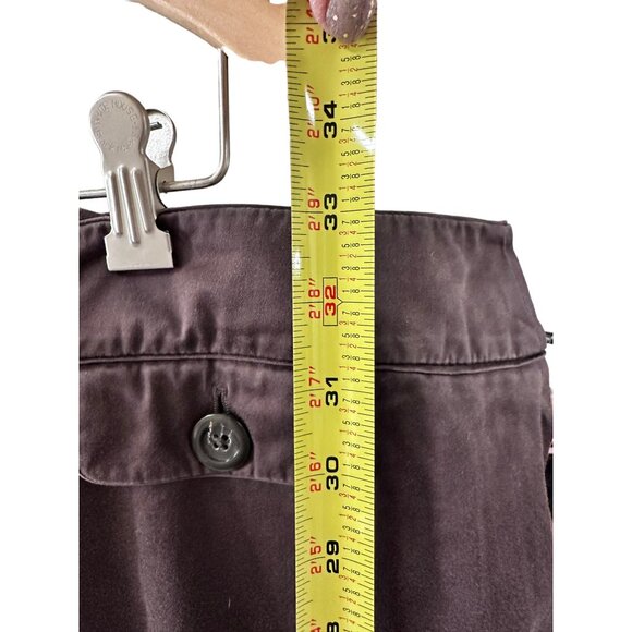 🌸3/$15🌸Ann Taylor Lindsay Curvy Brown Slacks sz 12 - Picture 5 of 7